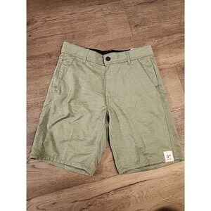 Sz 30 Mens Green Spruce Heather George Commuter Shorts 9" inseam